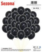Balony czarne 50szt
