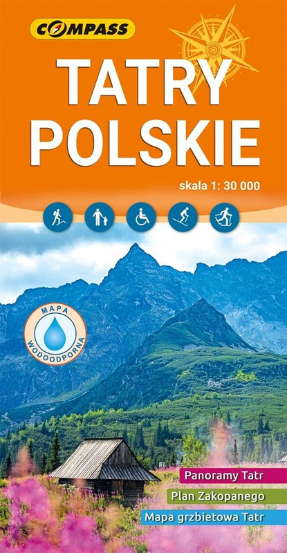 Mapa - Tatry Polskie 1:30 000, praca zbiorowa