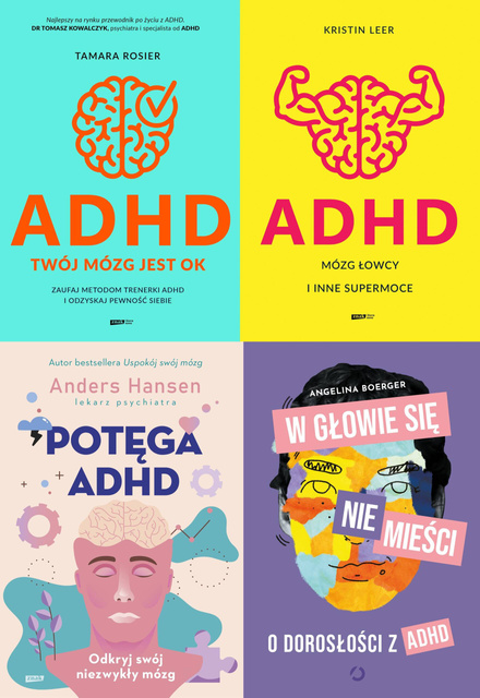 Potęga ADHD PAKIET 4 książek