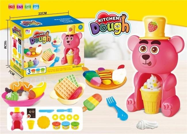 Zestaw ciastoliny Słodki Niedźwiadek