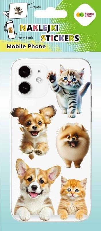 Naklejki Mobile Best Friends 90x205 HAPPY COLOR