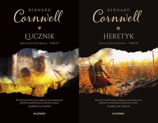 Heretyk + Łucznik, Bernard Cornwell