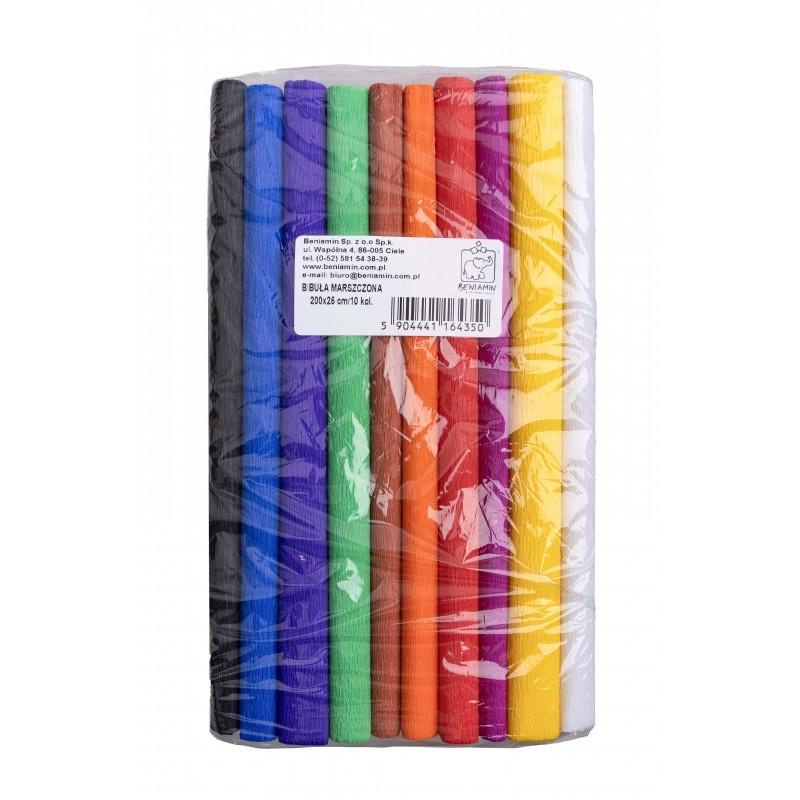 Bibuła marszczona 200x25cm 10 kolorów