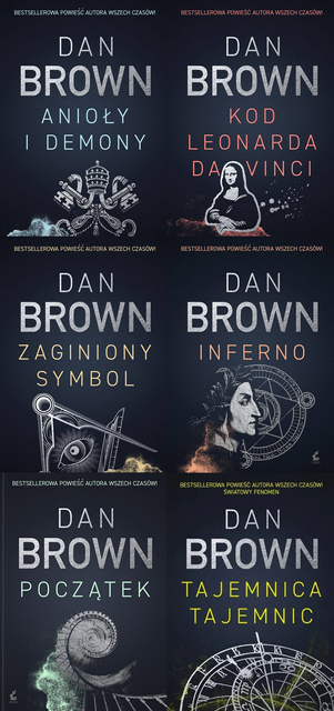 Cykl Robert Langdon. Tom 1-6, Dan Brown