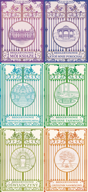 Bridgertonowie. Tom 1-6 /barwione brzegi/, Julia Quinn