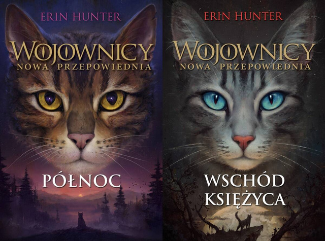 Północ + Wschód księżyca. Wojownicy. Nowa przepowiednia. Tom 1-2, Erin Hunter