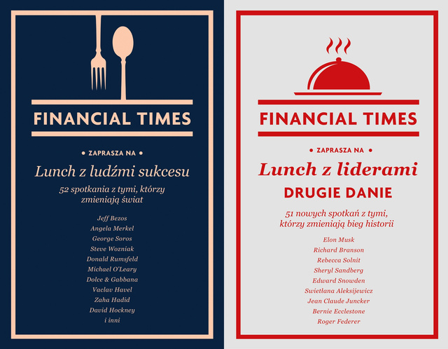 Lunch z ludźmi sukcesu + Lunch z liderami, Financial Times