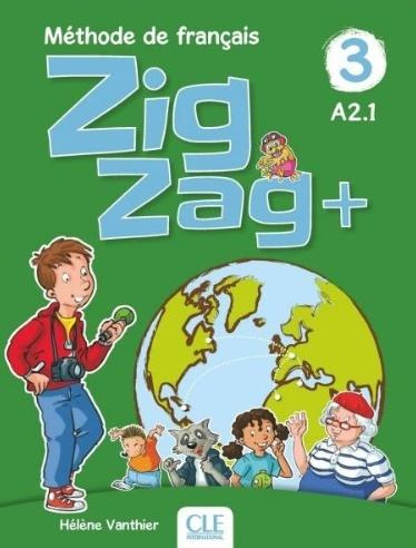 Zig Zag plus 3 A2.1 podręcznik + CD, Helene Vanthier