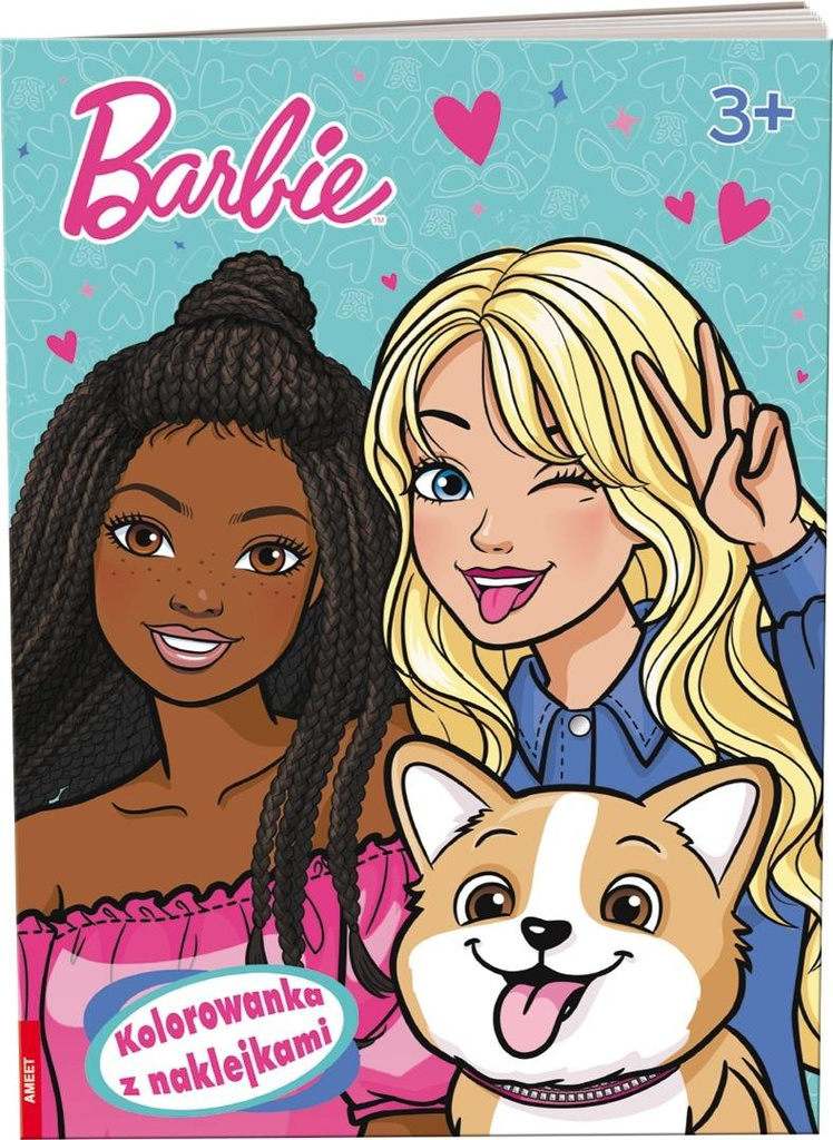 Mattel Barbie. Kolorowanka z naklejkami, praca zbiorowa