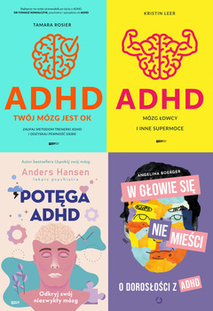 Potęga ADHD PAKIET 4 książek