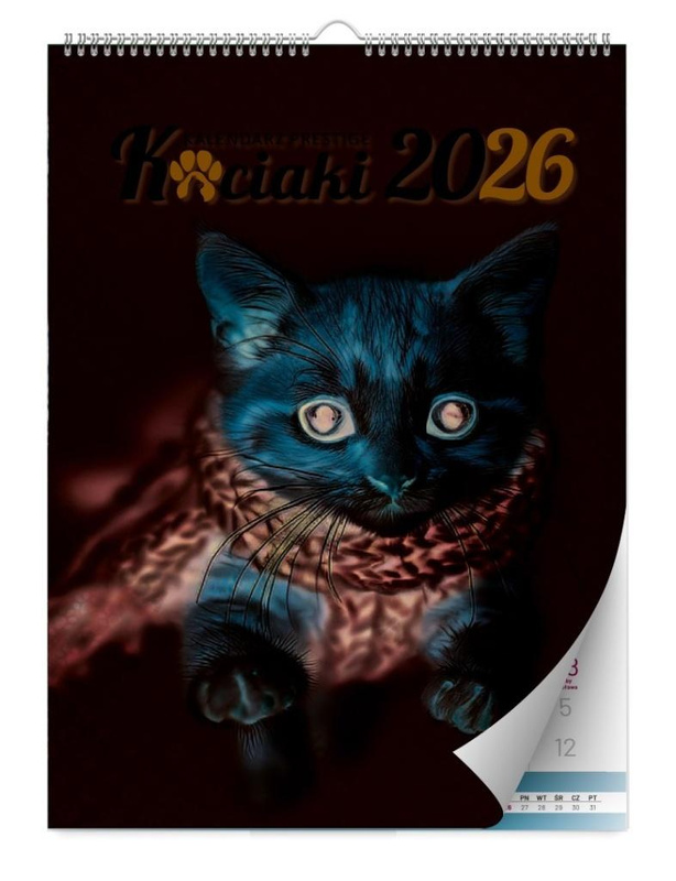 Kalendarz 2026 ścienny prestige