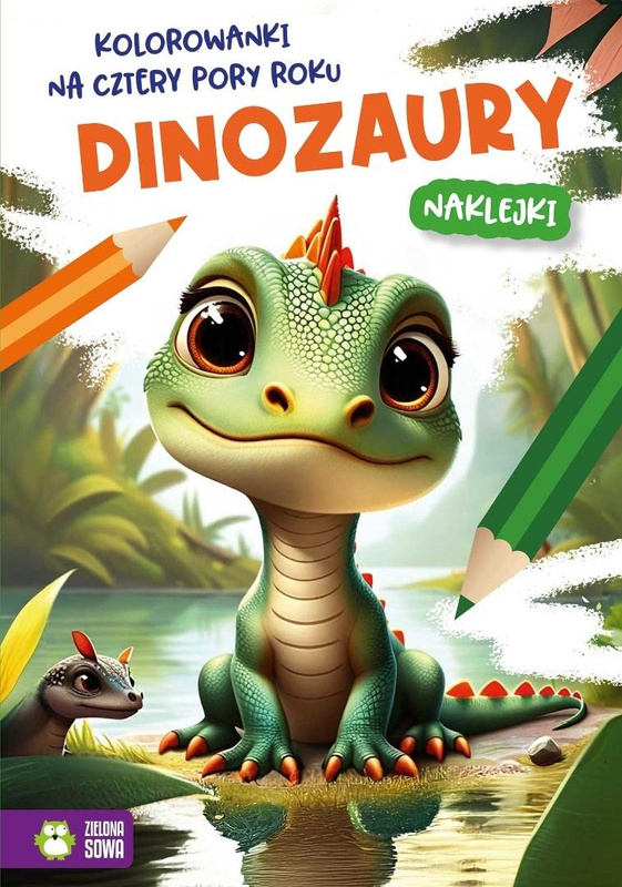 Kolorowanki na cztery pory roku. Dinozaury, praca zbiorowa