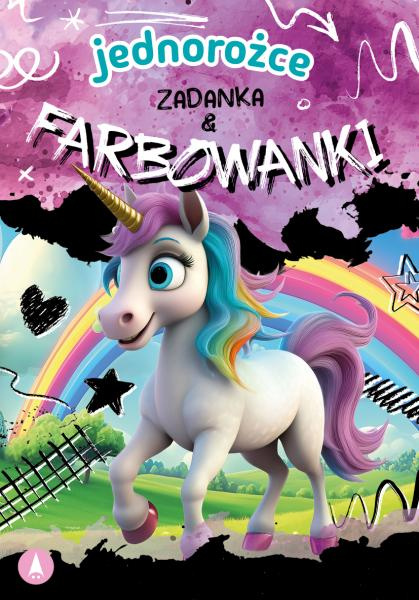Jednorożce. Zadanka i farbowanki