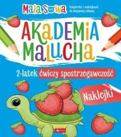 Akademia malucha. 2latek ćwiczy spostrzegawczość, pracaz biorowa