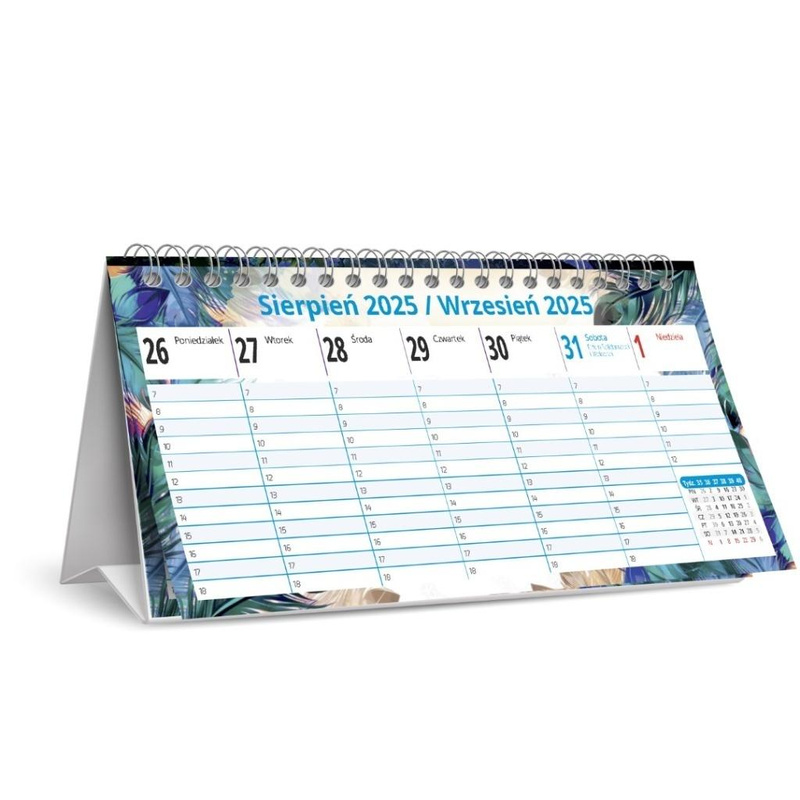 Kalendarz biurkowy 2025/2026