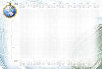 Planer 2022 B3 z listwą Globus T-2-B3-1