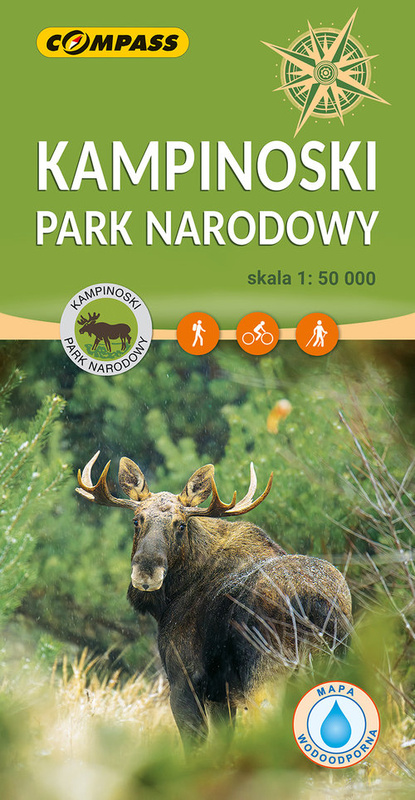 Kampinoski Park Narodowy mapa laminowana