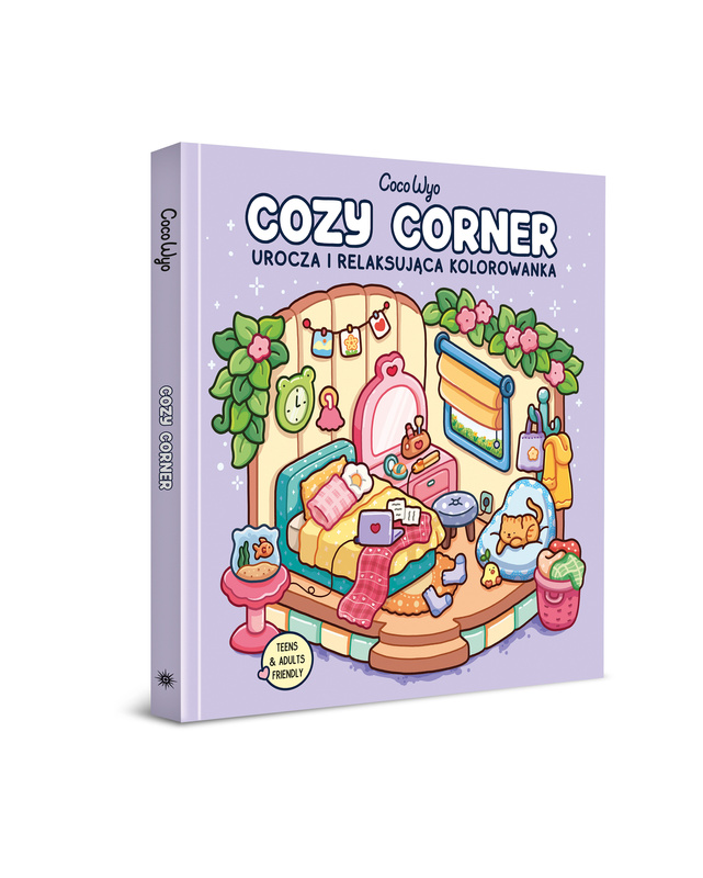 Cozy Corner. Urocza i relaksująca kolorowanka, Coco Wyo
