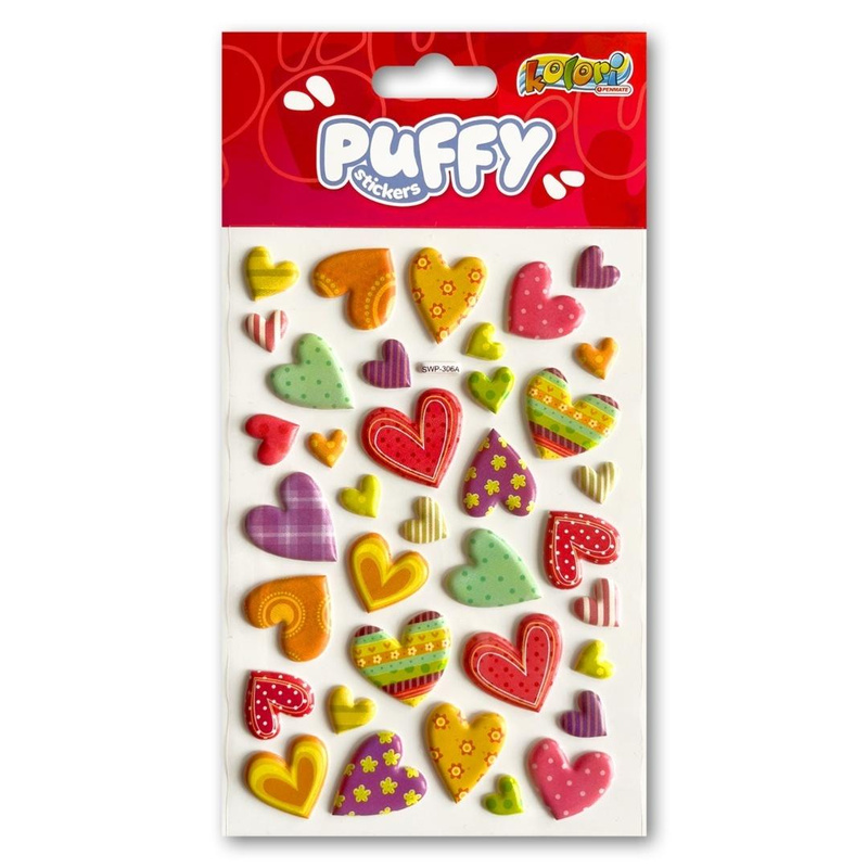 Naklejki puffy Valentines