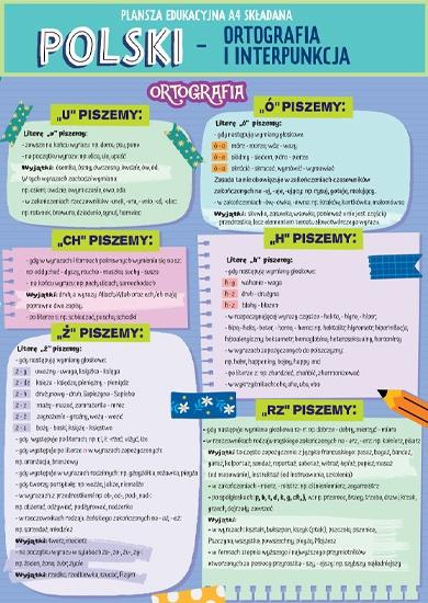 Karta edu składana j. polski - polszczyzna A4