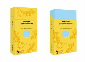 Karteczki elektrostatyczne 50szt. niebieskie
