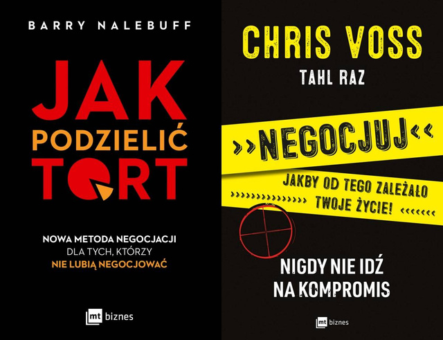 Jak podzielić tort + Negocjuj jakby od tego zależało twoje życie