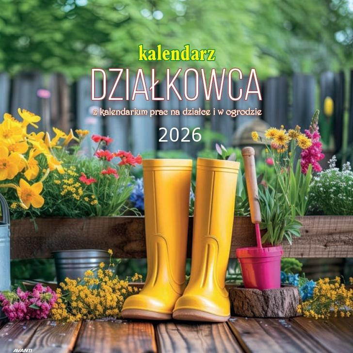Kalendarz 2026 ścienny albumowy 30x30cm Działkowca