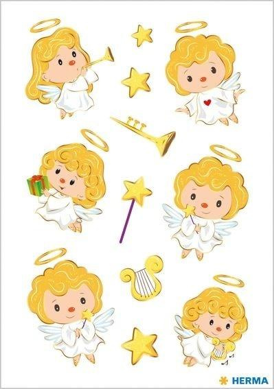 Naklejki chór aniołków