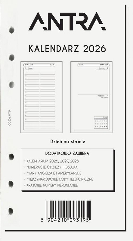 Wkład kalendarzowy 2026 B6 DNS