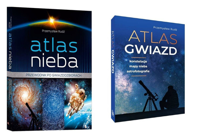 Atlas nieba. Przewodnik po gwiazdozbiorach + Atlas gwiazd PAKIET 2