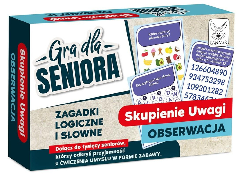 Gra dla Seniora. Skupienie uwagi - Obserwacja