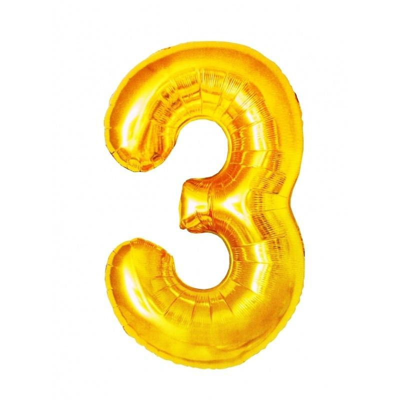 Balon foliowy złoty 3