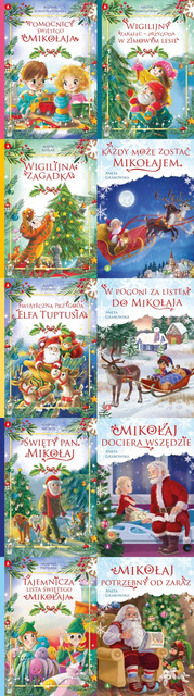 Mikołaj potrzebny od zaraz PAKIET 10 książek