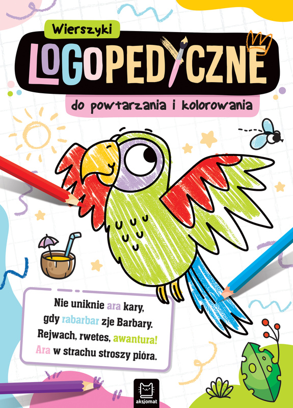 Wierszyki logopedyczne do powtarzania i kolorowania, Bogusław Michalec