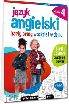 Język angielski Karty pracy w szkole i w domu SP 4, praca zbiorowa