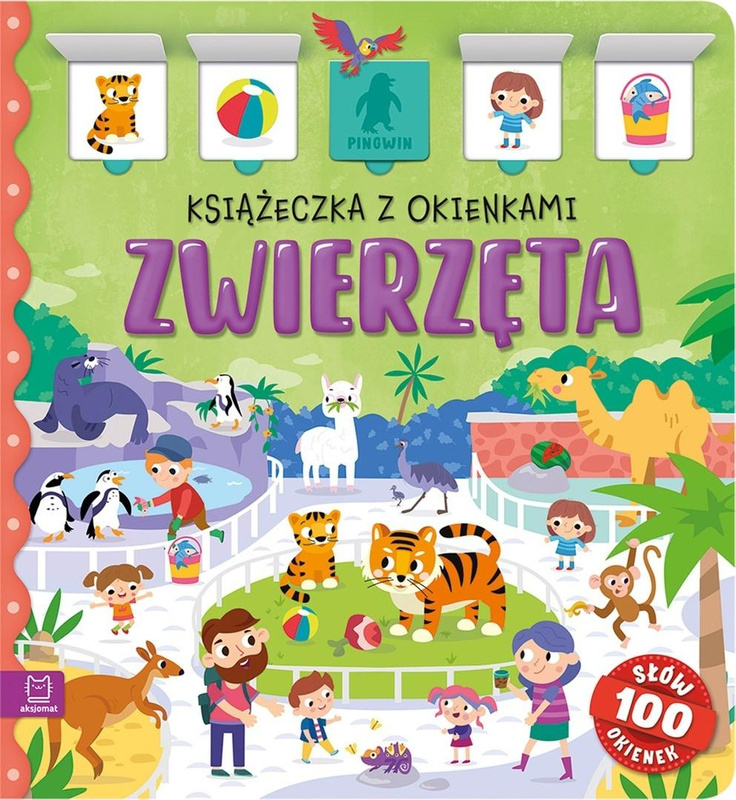 Zwierzęta. Książeczka z okienkami. 100 okienek, Agnieszka Bator