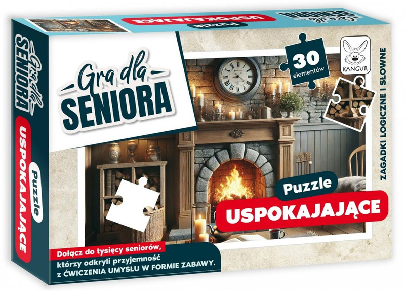 Gra dla Seniora. Puzzle Uspokajające