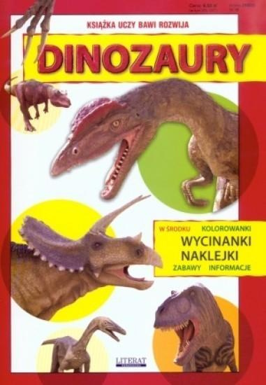 Wycinanki, kolorowanki i naklejki. Dinozaury, praca zbiorowa