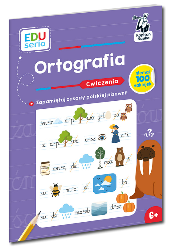 Ortografia. Ćwiczenia. Kapitan Nauka. EDUseria, Irena Zarzycka