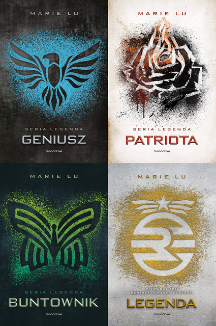 Buntownik + Patriota + Geniusz + Legenda PAKIET 4, Marie Lu