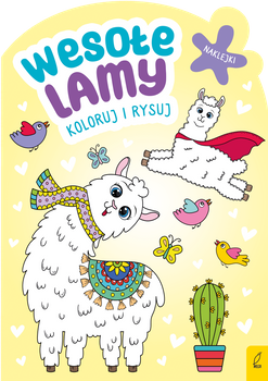 Koloruj i rysuj. Wesołe lamy,