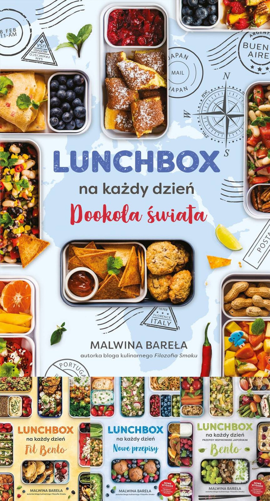 Lunchbox na każdy dzień. Dookoła świata + Lunchbox FIT BENTO + Lunchbox Nowe przepisy + Lunchbox Przepisy inspirowane japońskim bento, M. Bareła