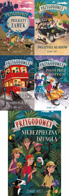 Przygodowcy, tom 1-5, Jemma Hatt