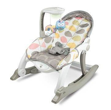 Leżaczek bujaczek z nagrywaniem i wybracjami