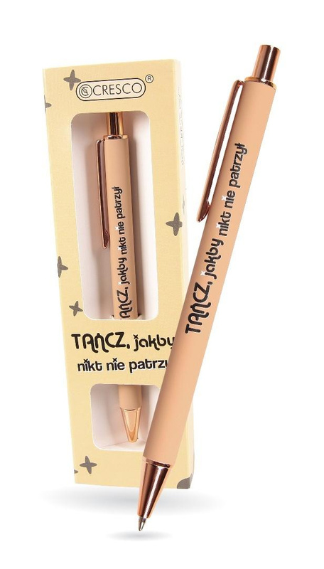 Długopis automatyczny Tańcz jakby nikt nie patrzył
