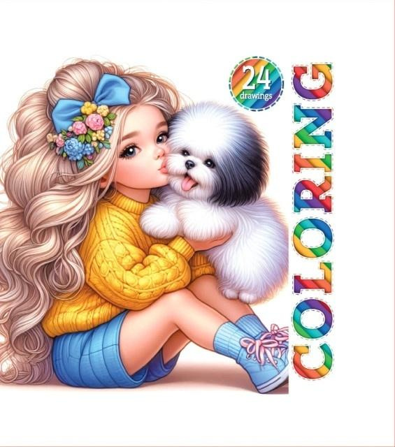 Kolorowanka 120x120 Najlepsi przyjaciele