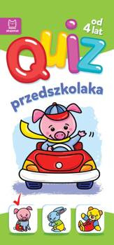 Quiz przedszkolaka ze świnką. 4+. Quiz malucha, Anna Podgórska