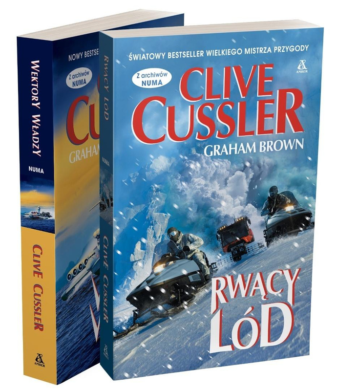 Pakiet: Rwący lód / Wektory władzy, Clive Cussler