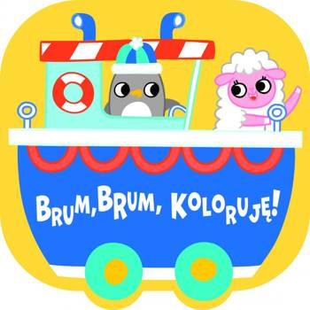 Brum, brum, koloruję! - Statek - praca zbiorowa