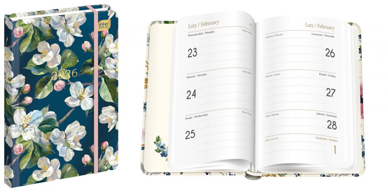 Kalendarz 2026 książkowy A6/192K Metallic Spring